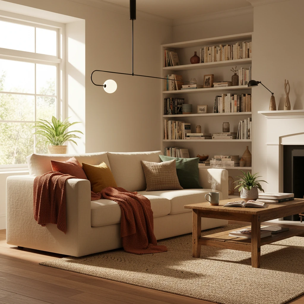 Porseleinen inbouw lifestyle-scène