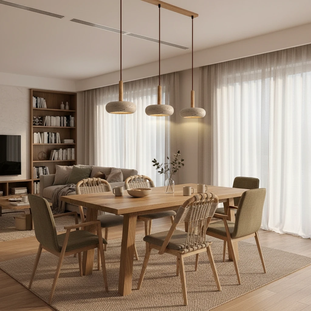 Scène de style de vie avec montage encastré en porcelaine