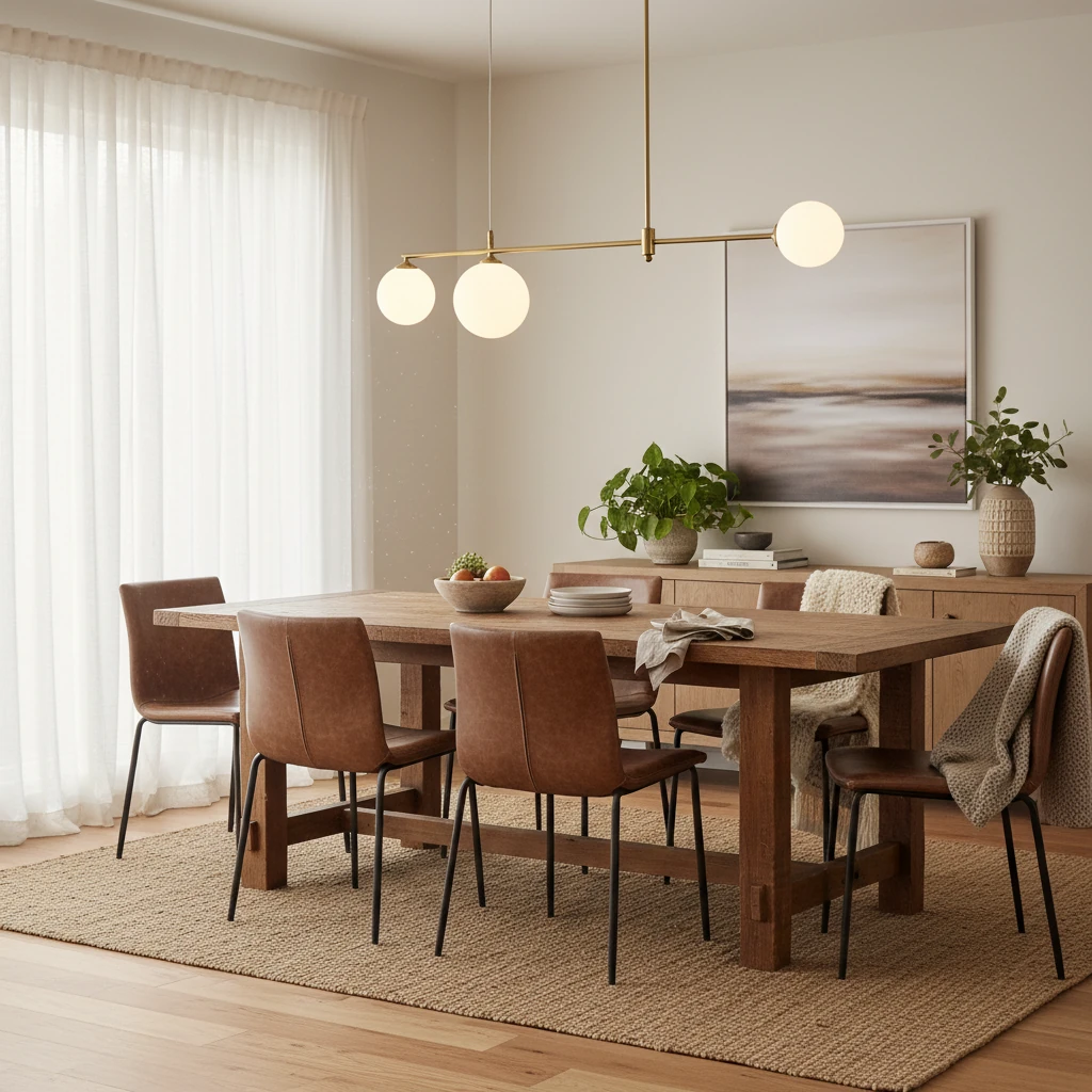 Porseleinen inbouw lifestyle-scène