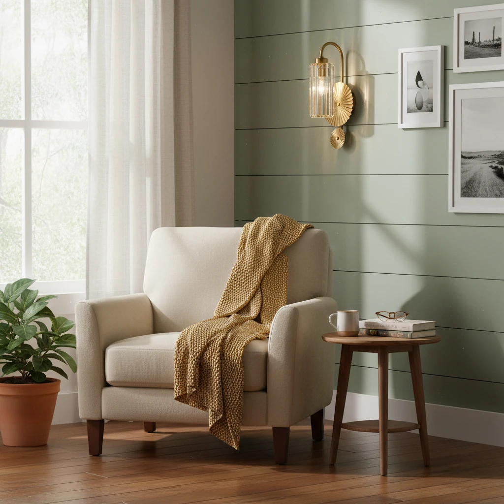 Scène de style de vie avec montage encastré en porcelaine