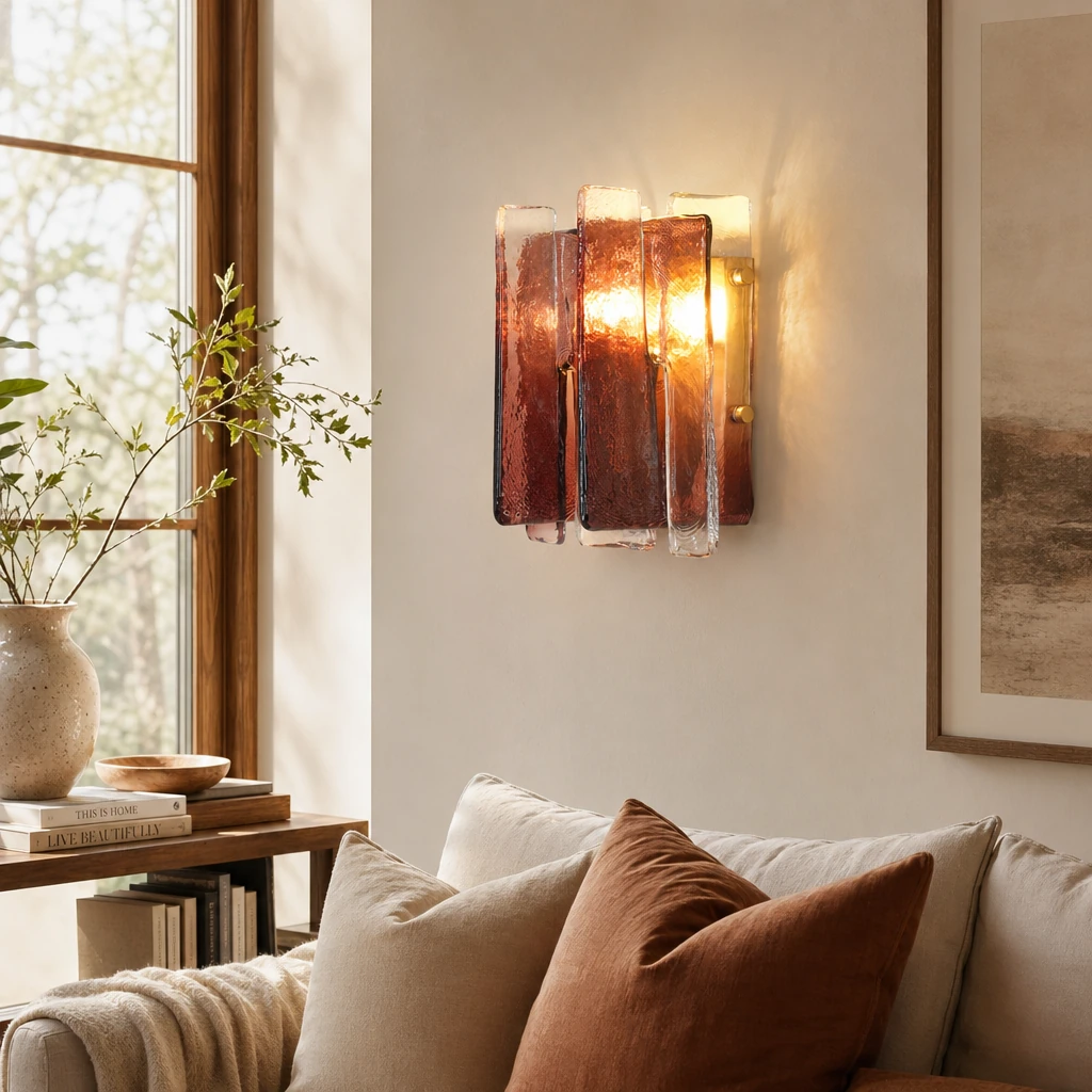 Porseleinen plafondlamp, lifestyle scène