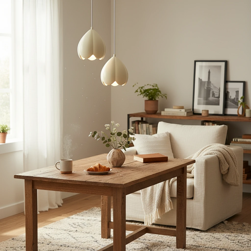 Scène de style de vie avec montage encastré en porcelaine