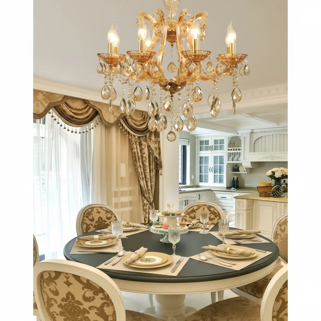 Porseleinen inbouw lifestyle-scène