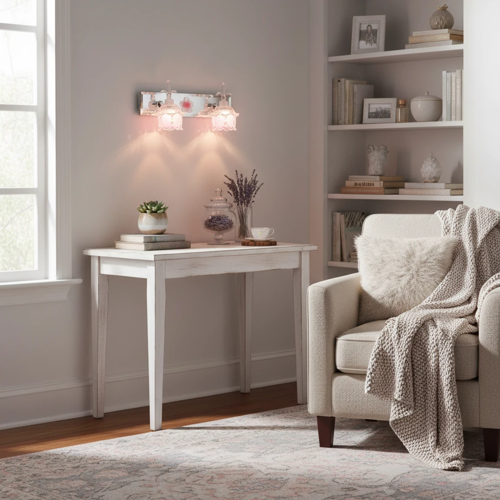Escena de estilo de vida con montaje empotrado de porcelana