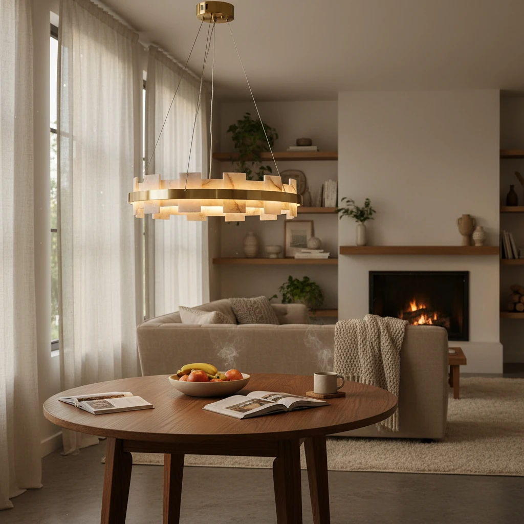 Porseleinen inbouw lifestyle-scène