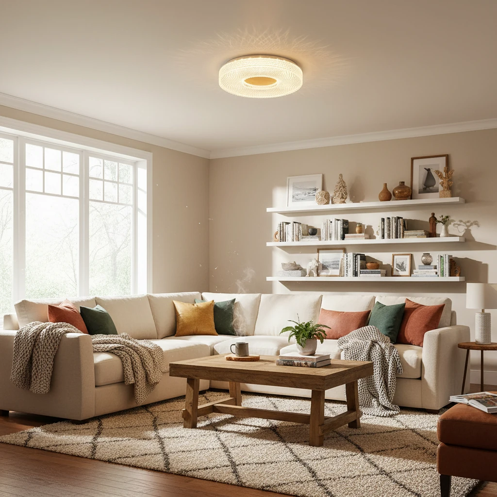 Porseleinen inbouw lifestyle-scène