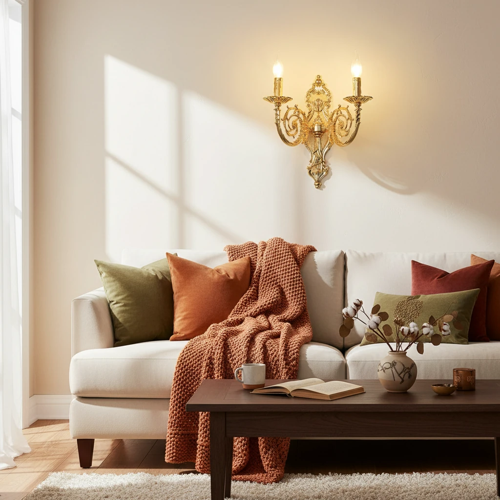 Porcelain flush mount lifestyle scene
