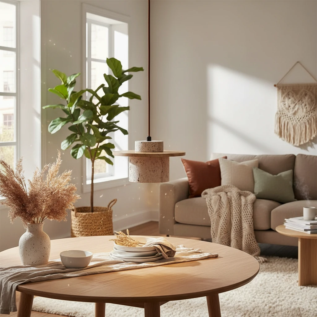 Porseleinen inbouw lifestyle-scène