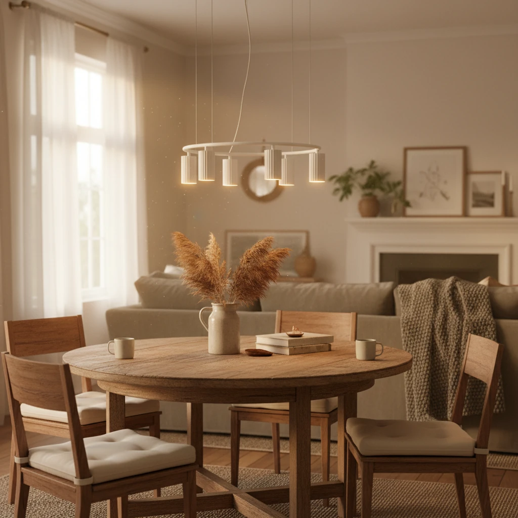 Porseleinen inbouw lifestyle-scène