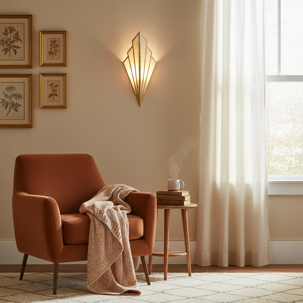 Porcelain flush mount lifestyle scene