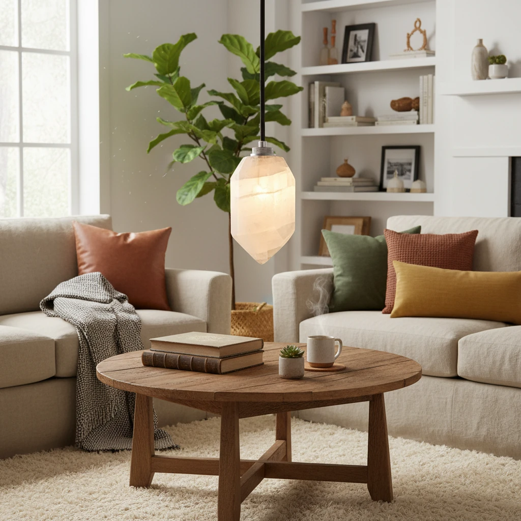 Porcelain flush mount lifestyle scene