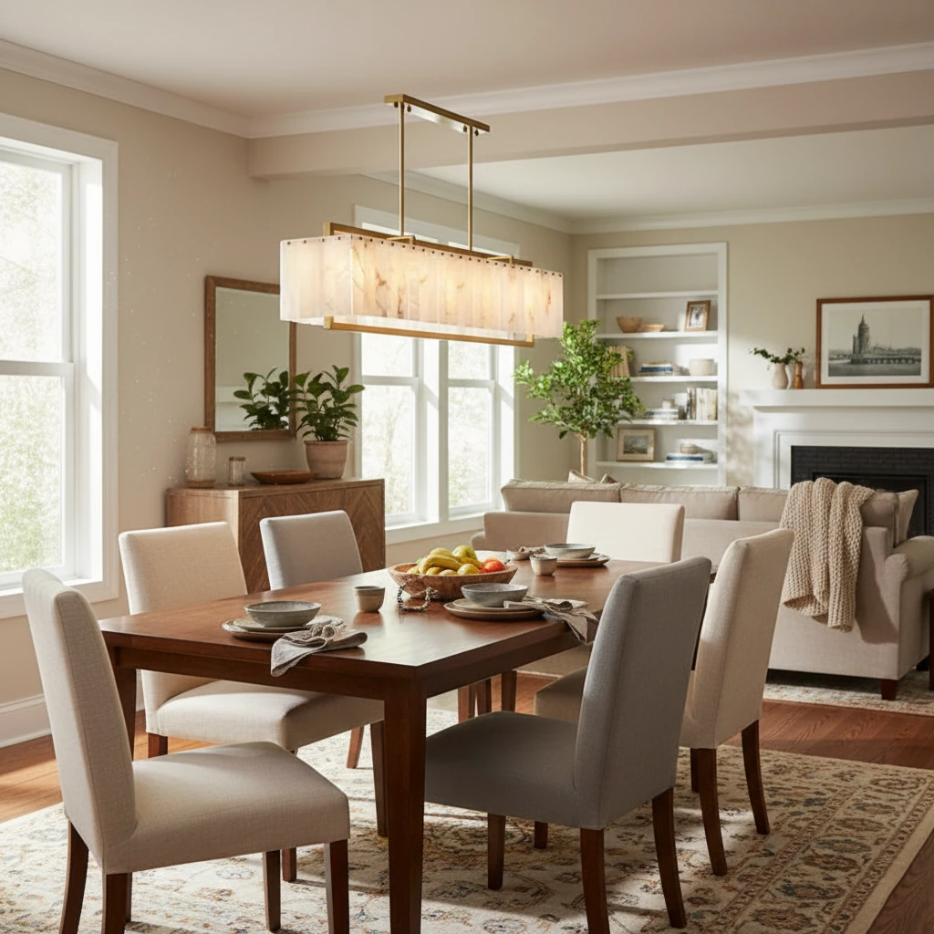 Porseleinen inbouw lifestyle-scène