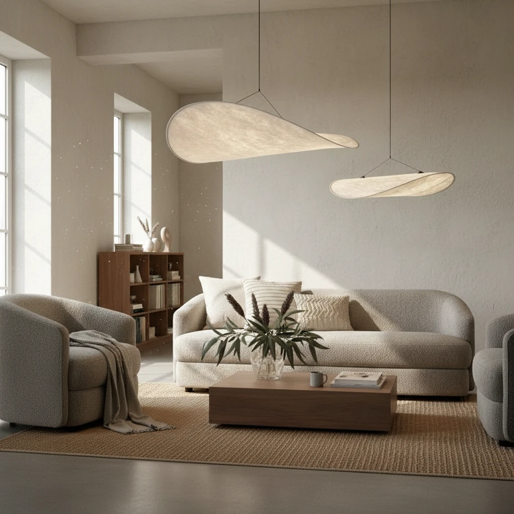 Porcelain flush mount lifestyle scene
