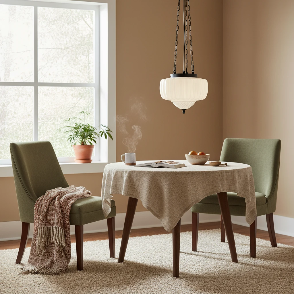 Porseleinen inbouw lifestyle-scène