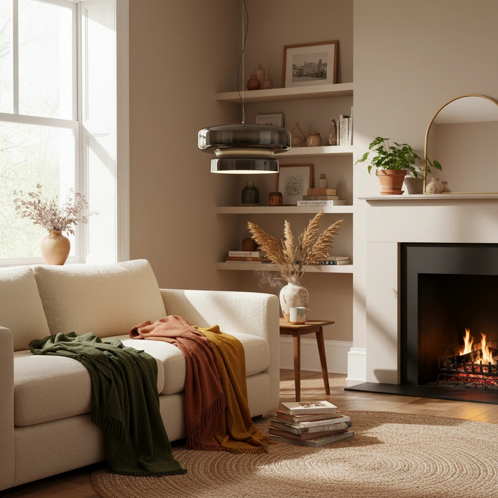 Porseleinen inbouw lifestyle-scène