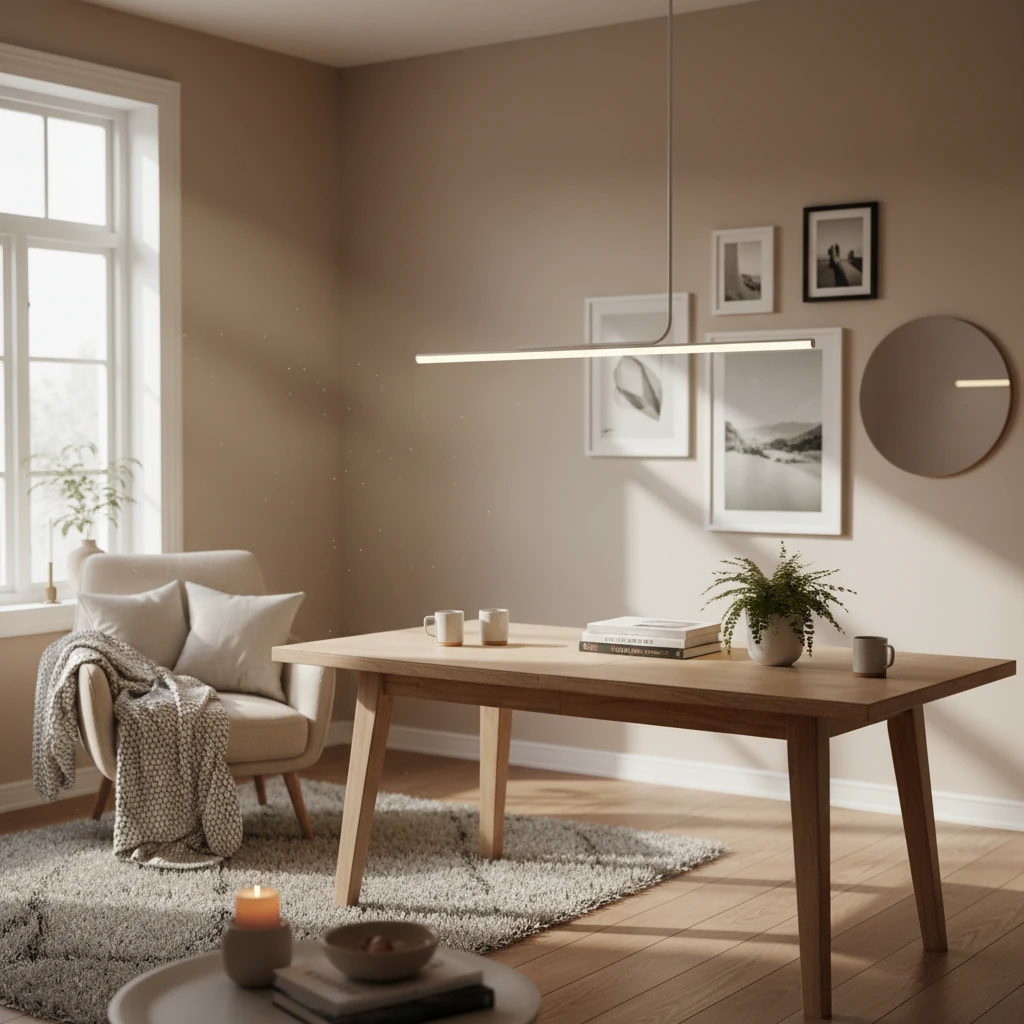 Scène de style de vie avec montage encastré en porcelaine