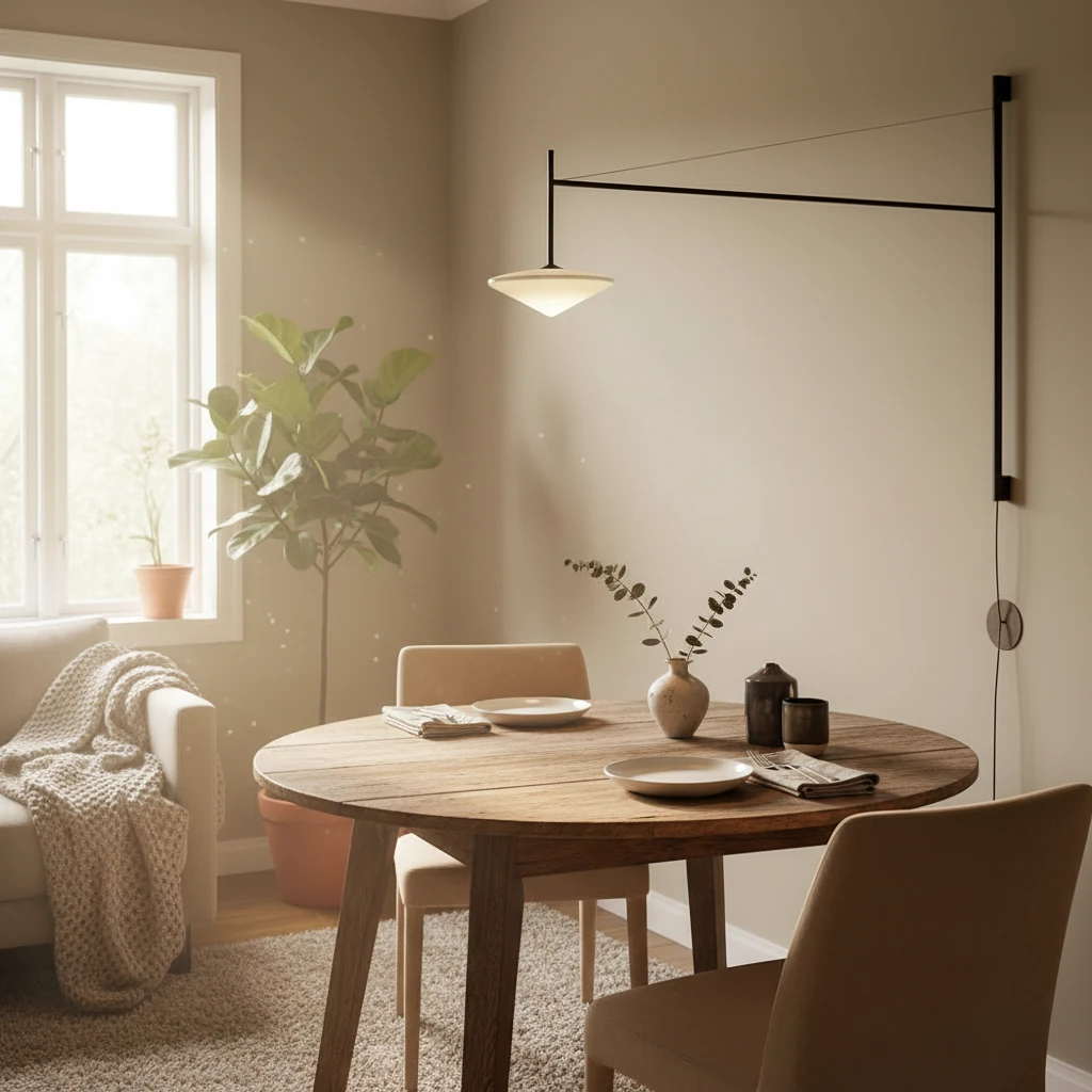 Porcelain flush mount lifestyle scene