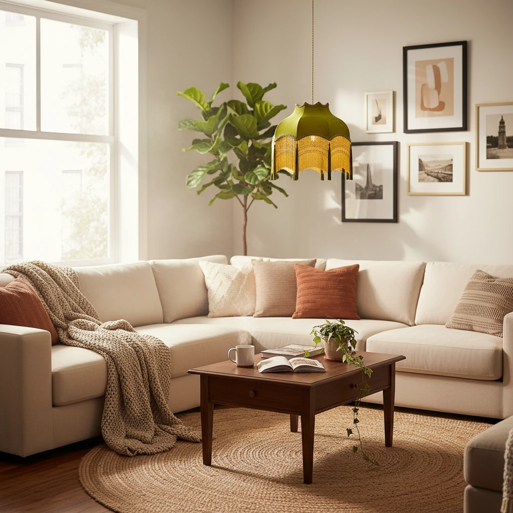 Porseleinen inbouw lifestyle-scène