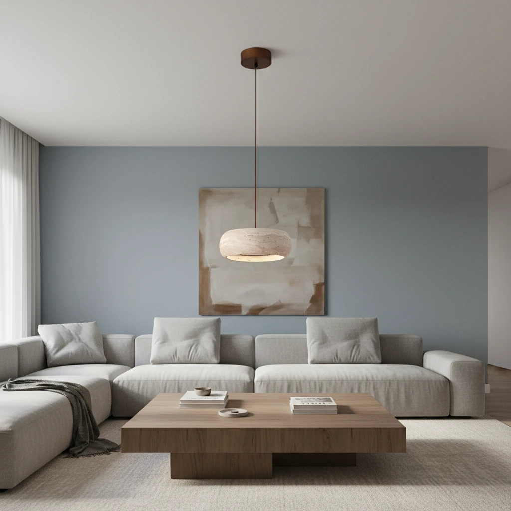 Porcelain flush mount lifestyle scene