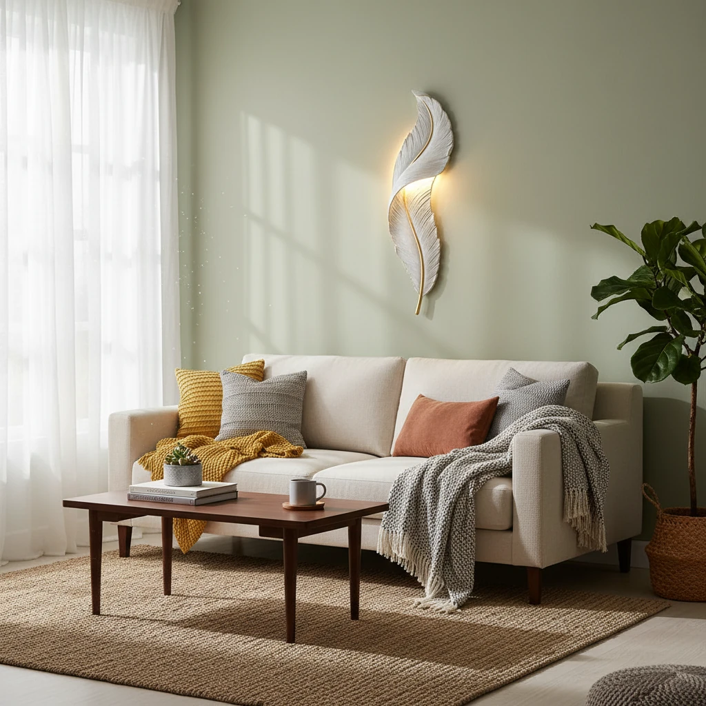 Porcelain flush mount lifestyle scene