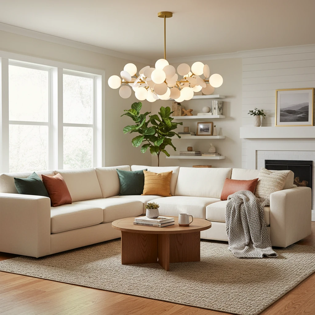 Porseleinen inbouw lifestyle-scène