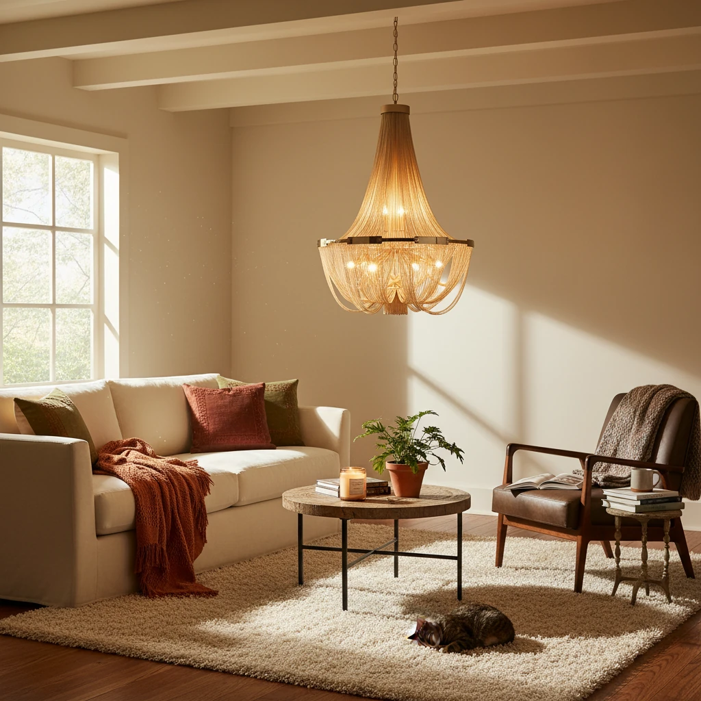 Porseleinen inbouw lifestyle-scène