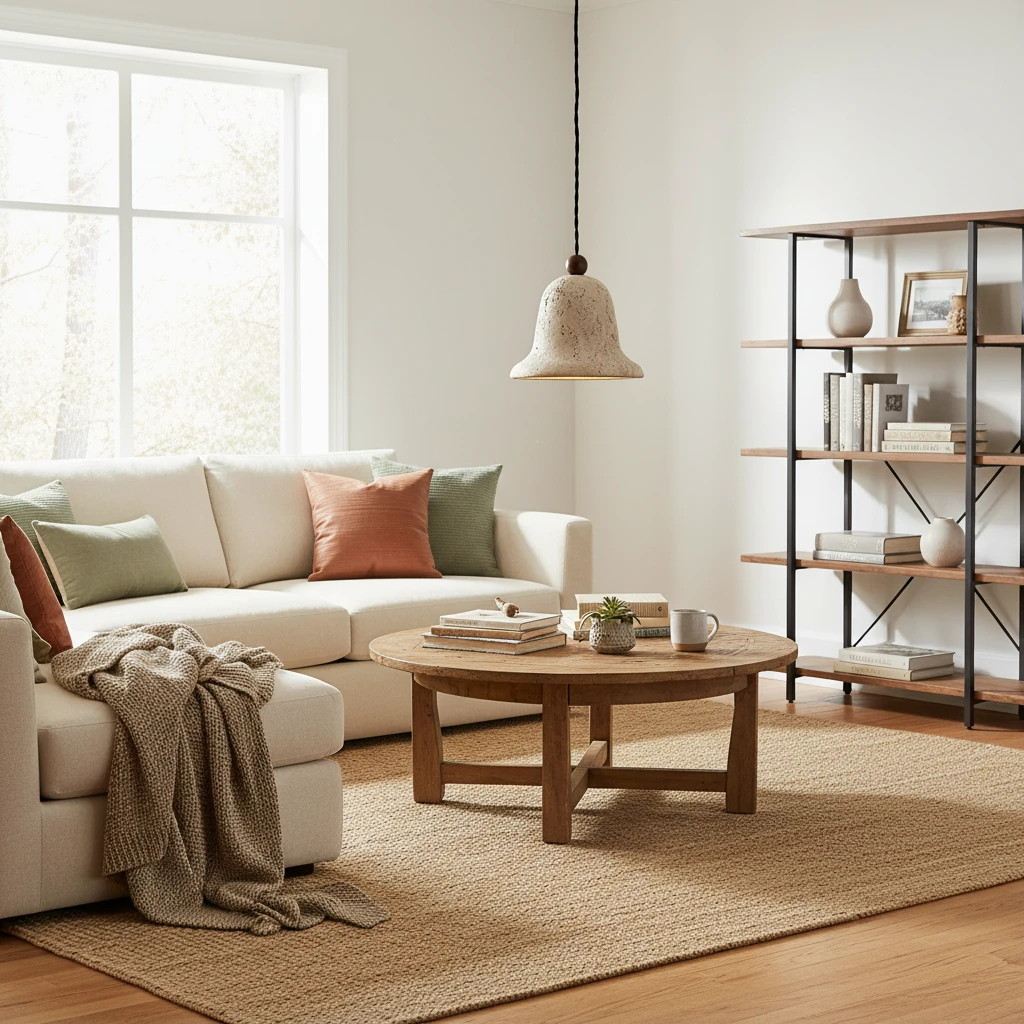 Porseleinen inbouw lifestyle-scène