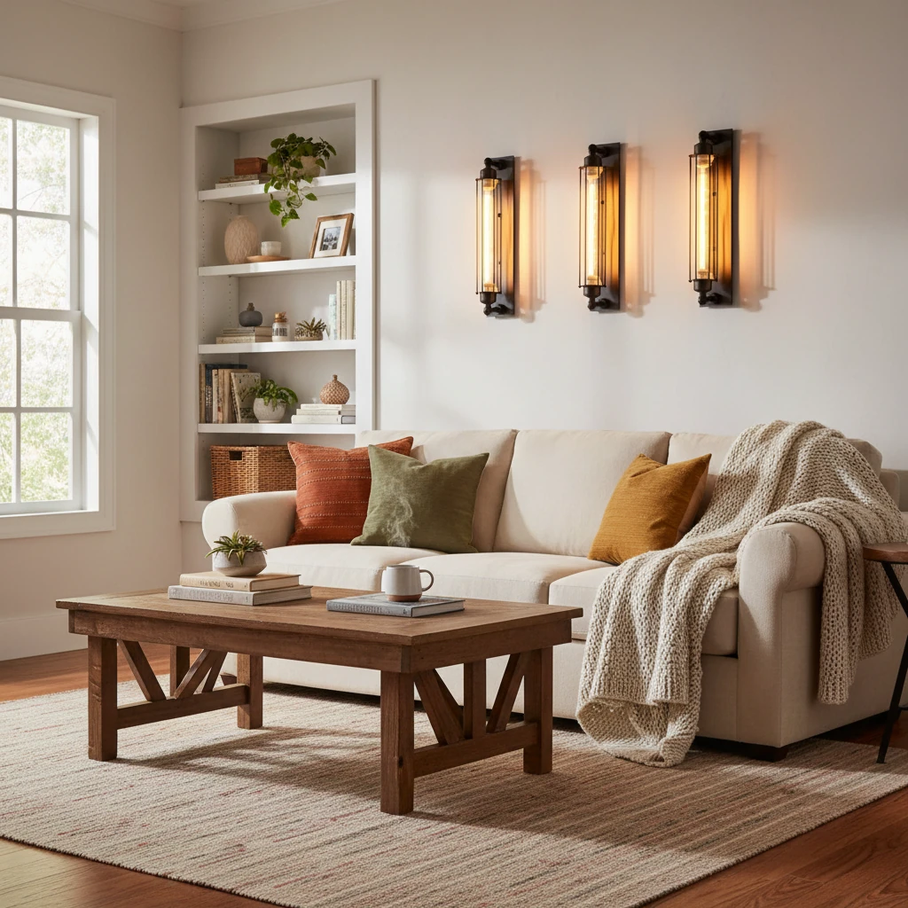 Porcelain flush mount lifestyle scene