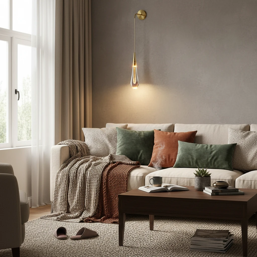 Porseleinen inbouw lifestyle-scène