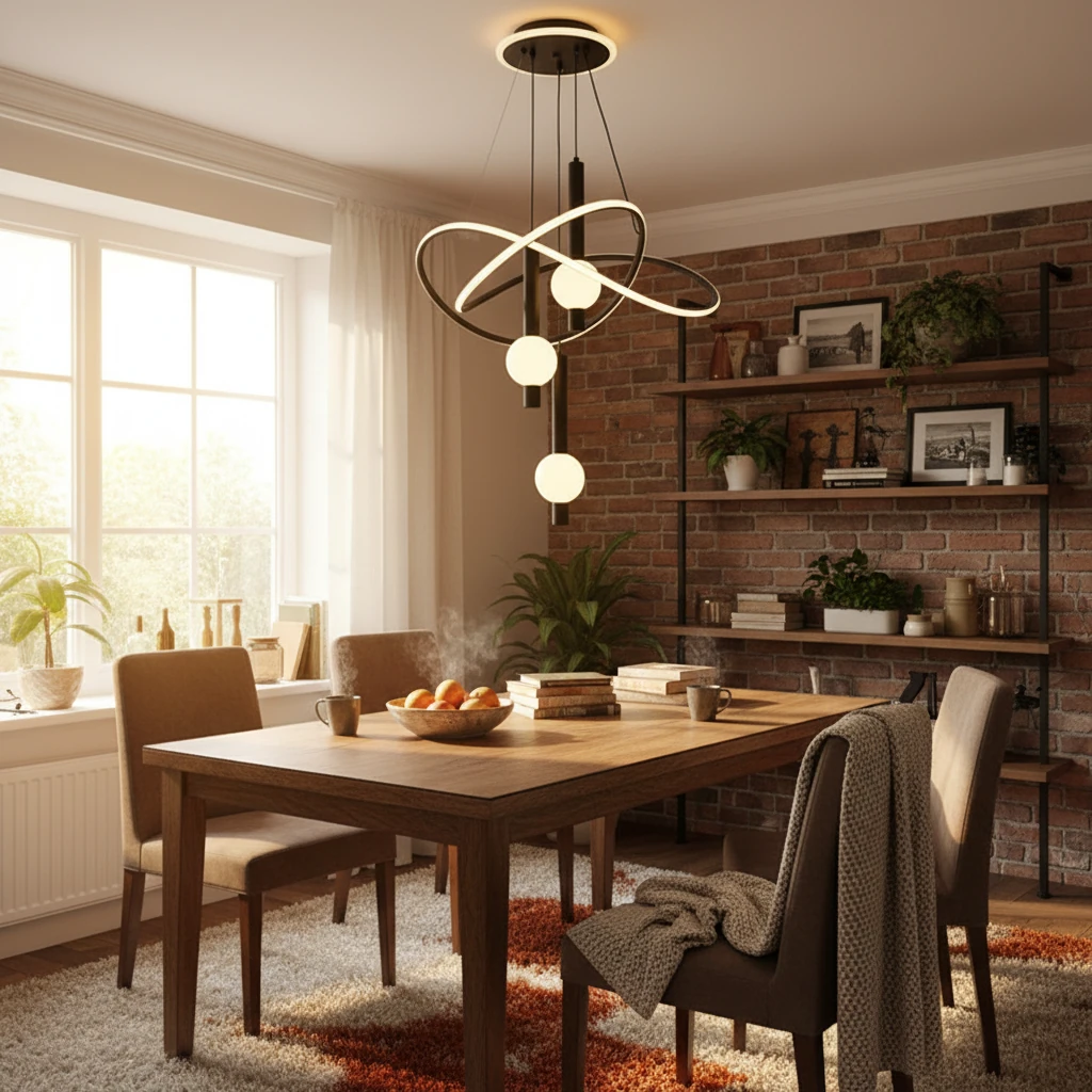 Porcelain flush mount lifestyle scene