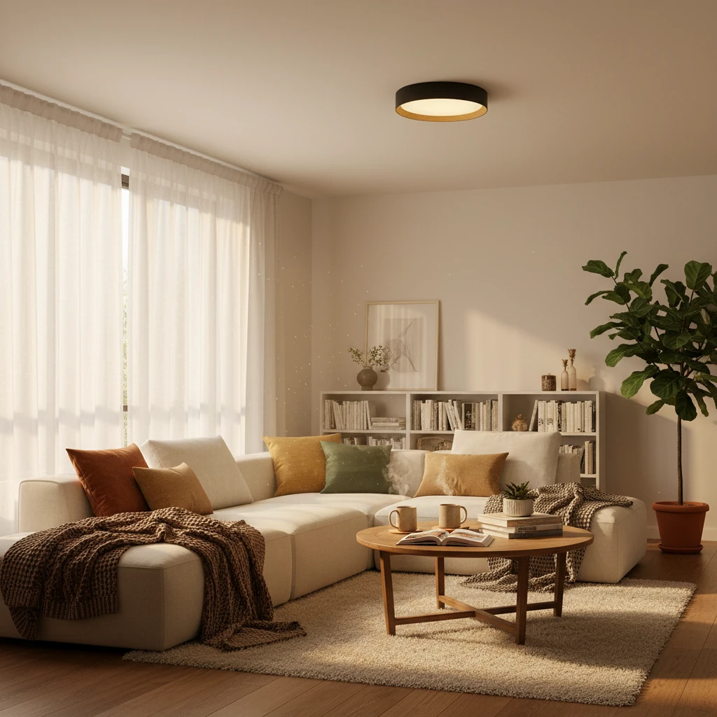 Porseleinen inbouw lifestyle-scène