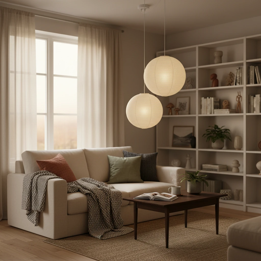 Porcelain flush mount lifestyle scene