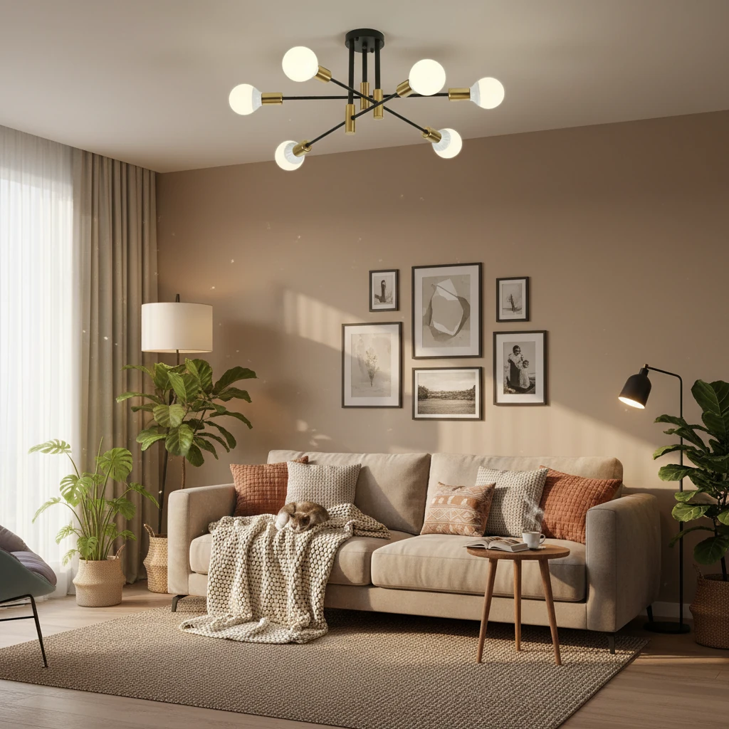 Porseleinen inbouw lifestyle-scène