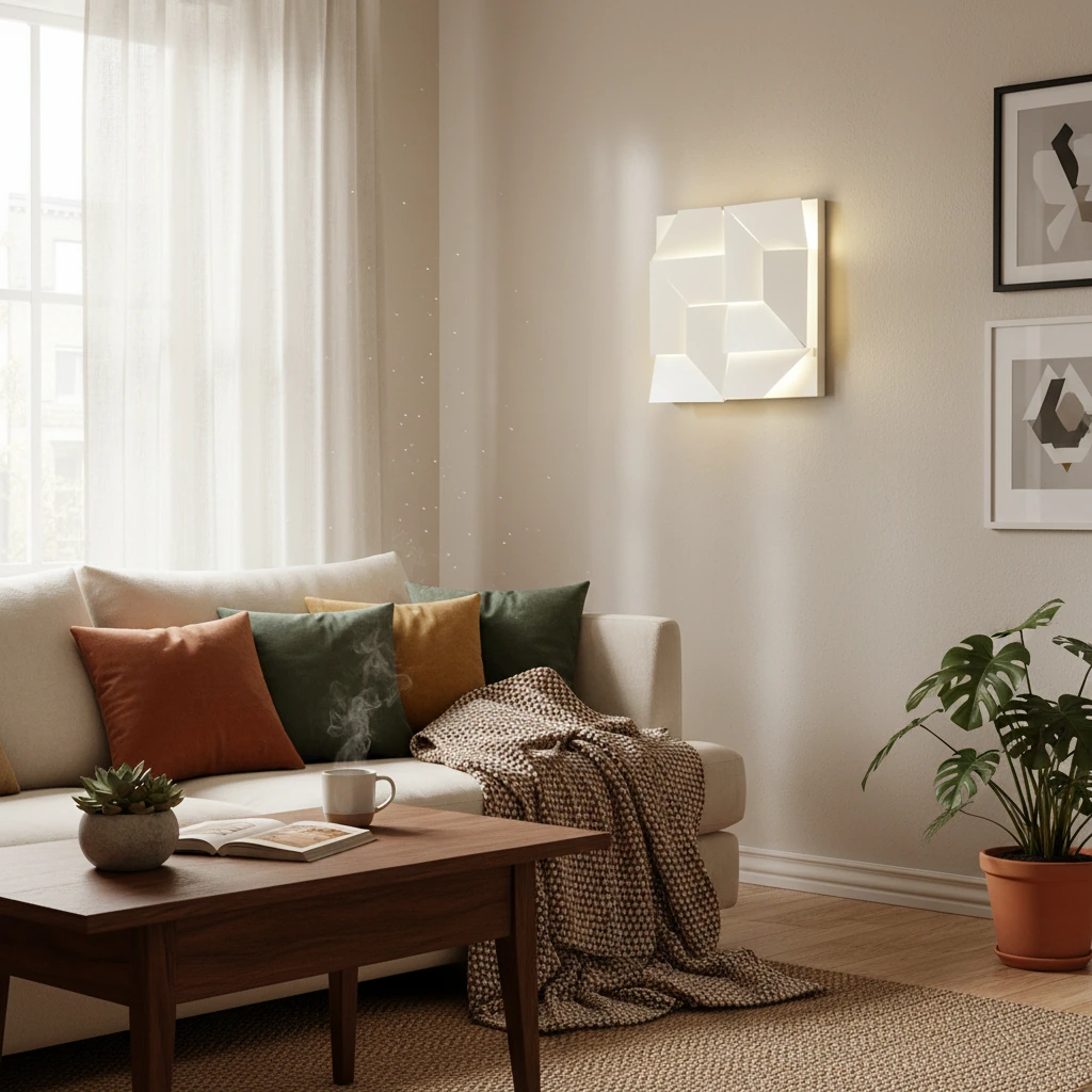 Porseleinen inbouw lifestyle-scène