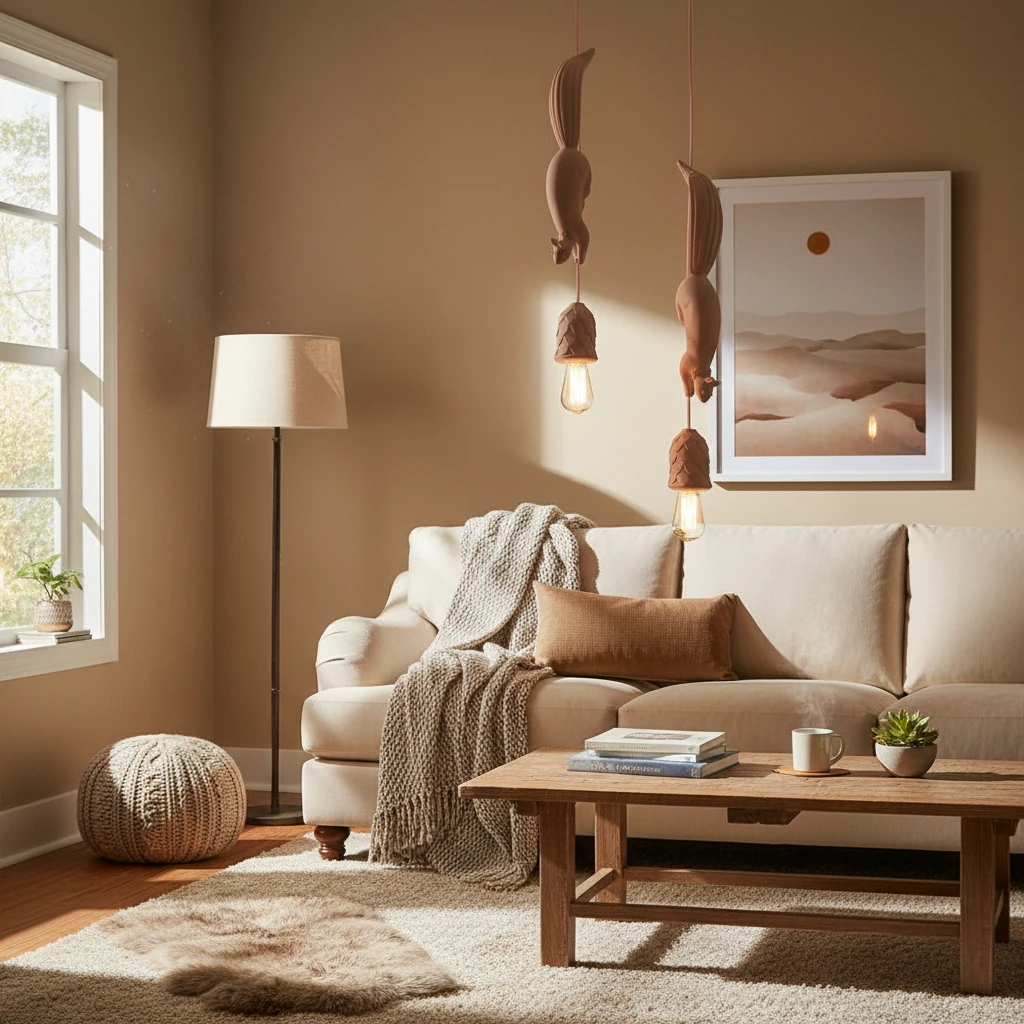 Porcelain flush mount lifestyle scene
