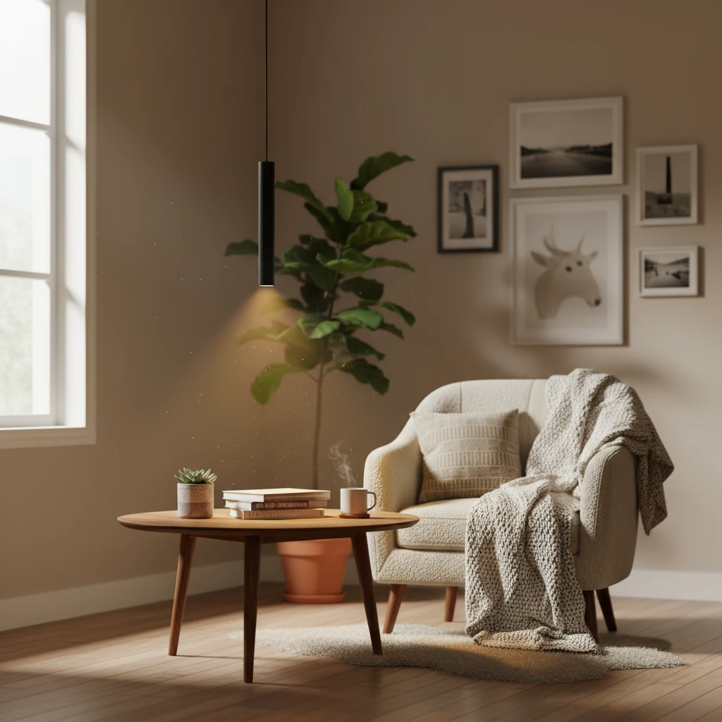 Porseleinen inbouw lifestyle-scène
