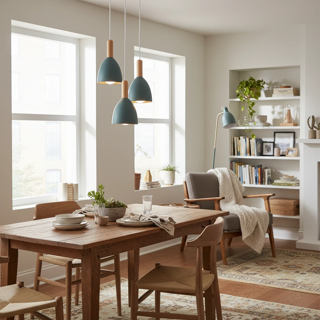 Scène de style de vie avec montage encastré en porcelaine