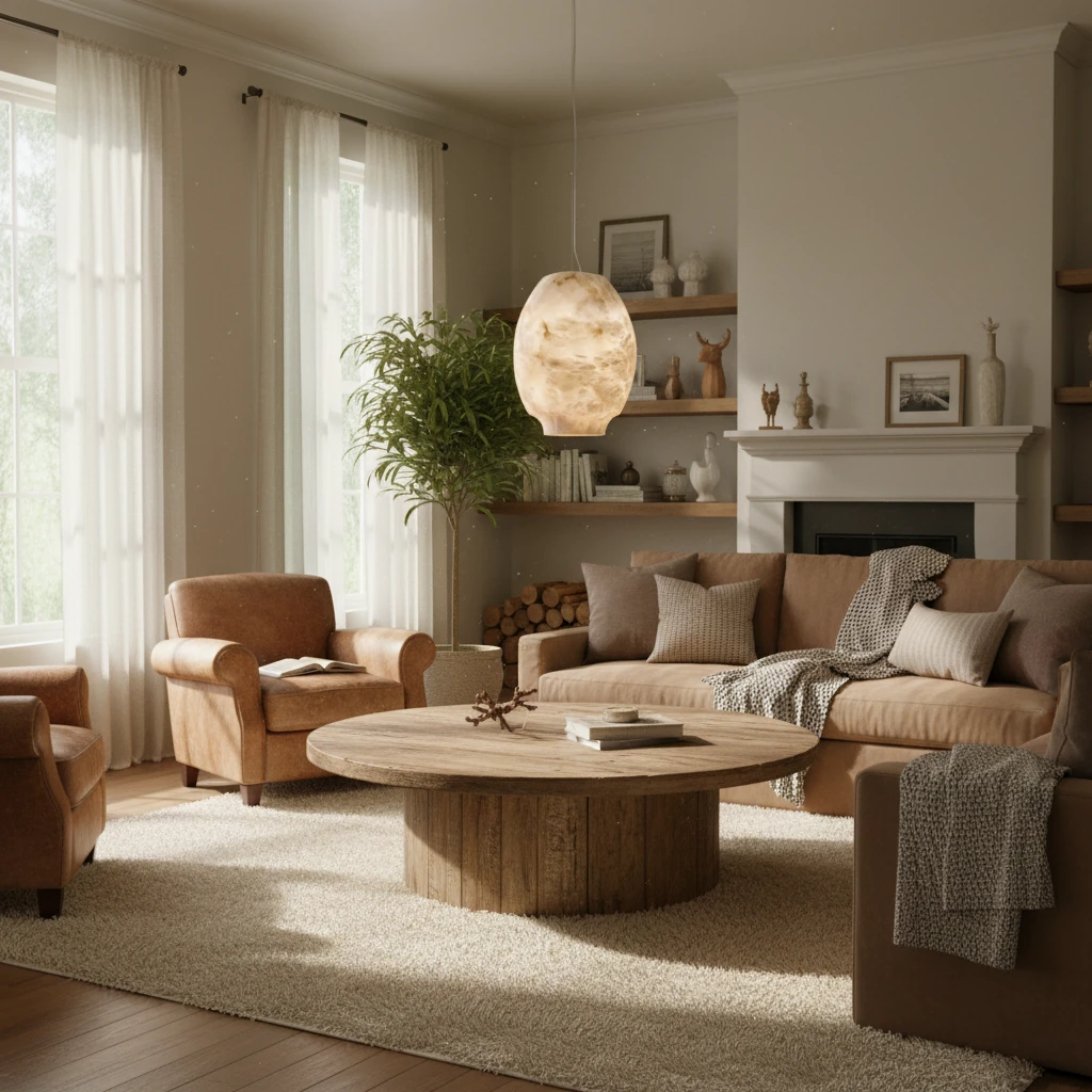 Porseleinen inbouw lifestyle-scène