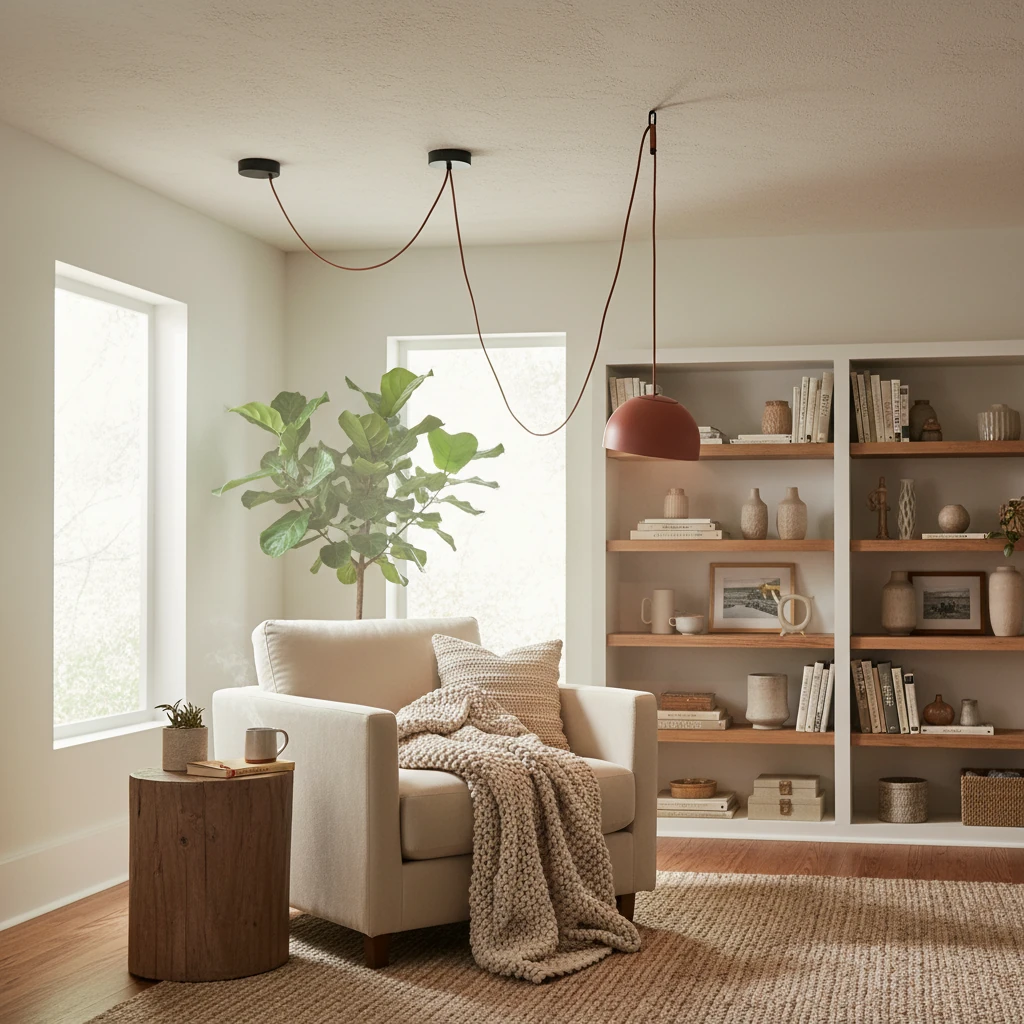 Porseleinen inbouw lifestyle-scène