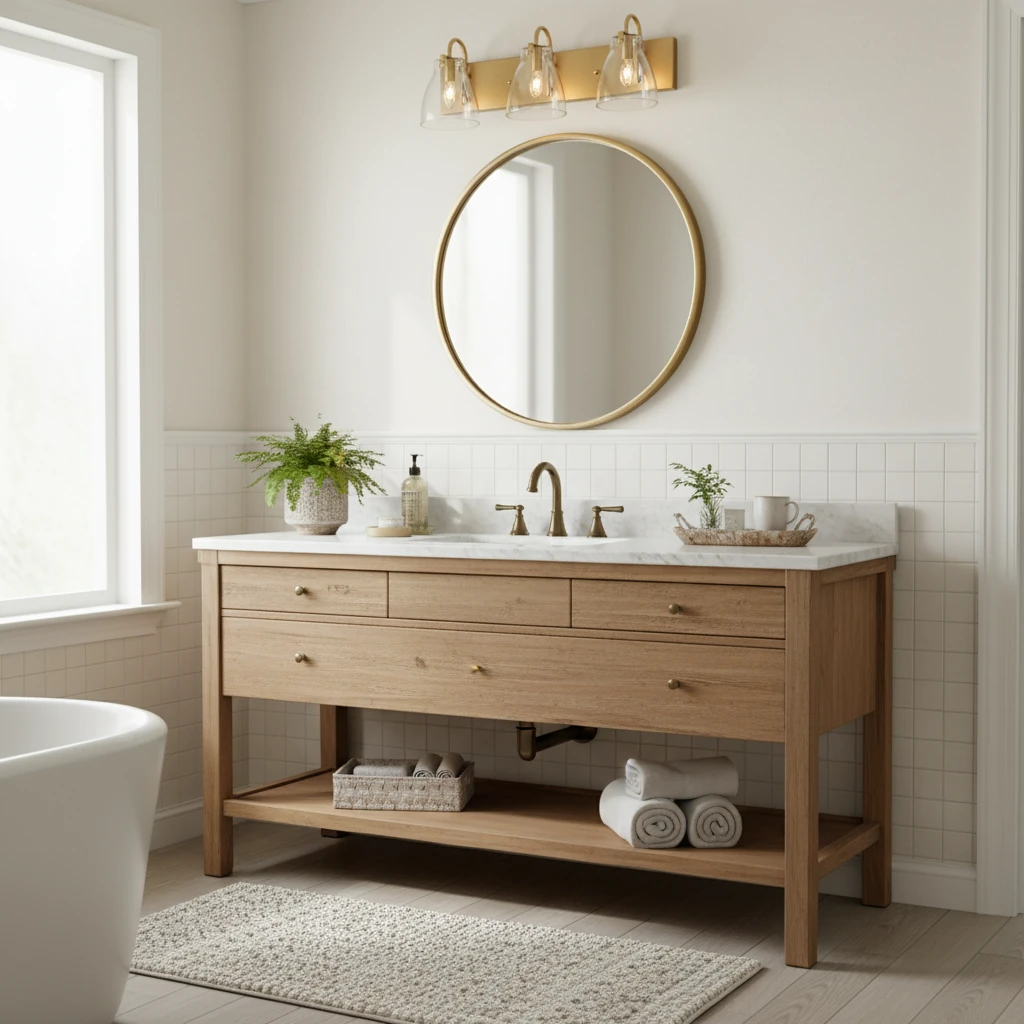 Porcelanowa scena życia w montażu podtynkowym