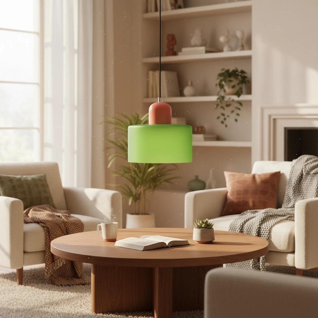 Porcelain flush mount lifestyle scene