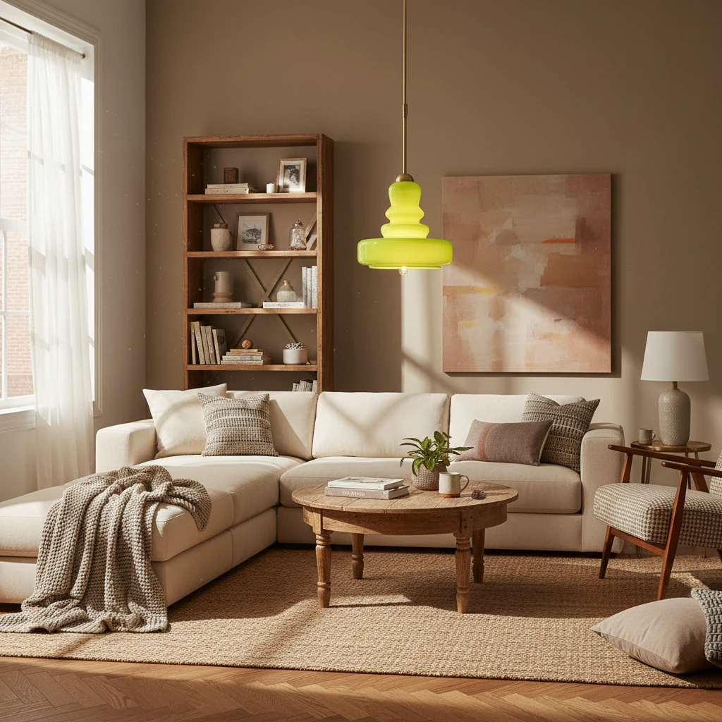 Escena de estilo de vida con montaje empotrado de porcelana