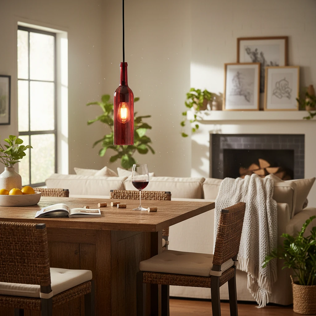 Porcelain flush mount lifestyle scene