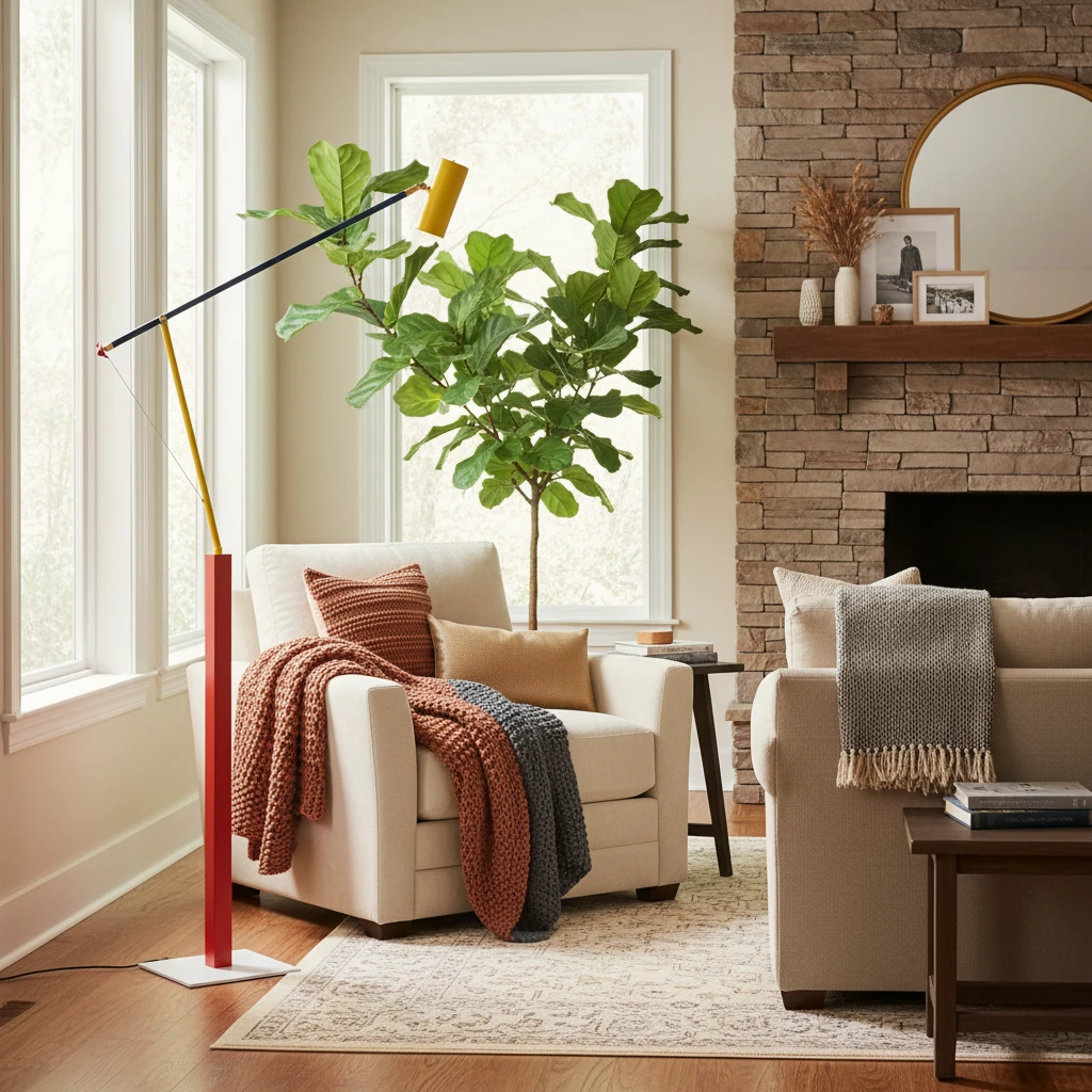 Porseleinen inbouw lifestyle-scène