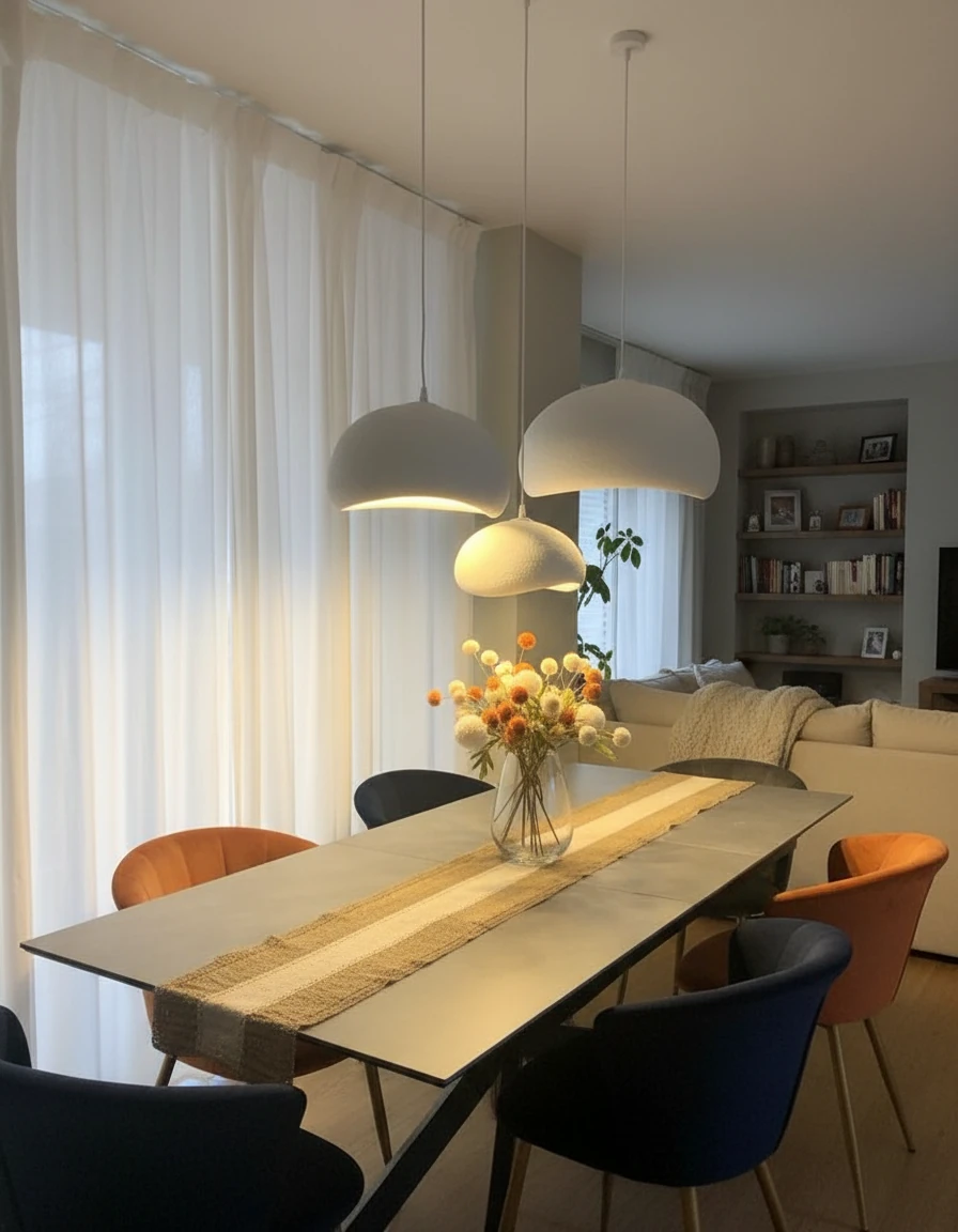 Porseleinen inbouw lifestyle-scène