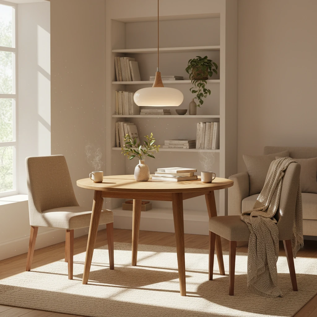 Porseleinen inbouw lifestyle-scène