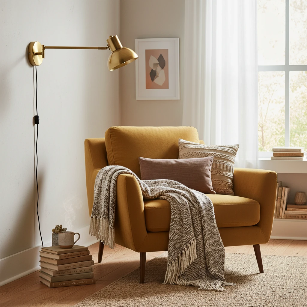 Porseleinen inbouw lifestyle-scène