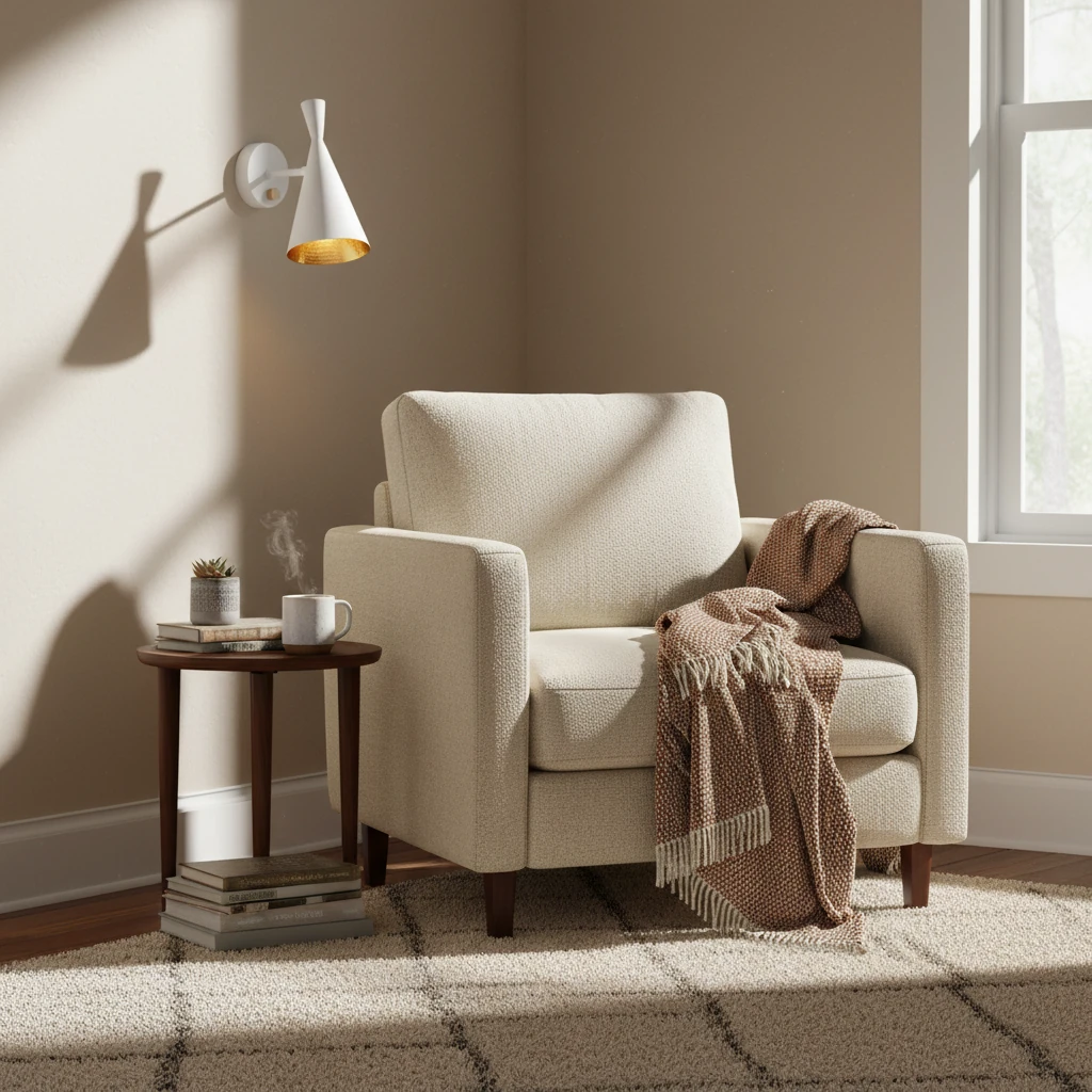 Porseleinen inbouw lifestyle-scène
