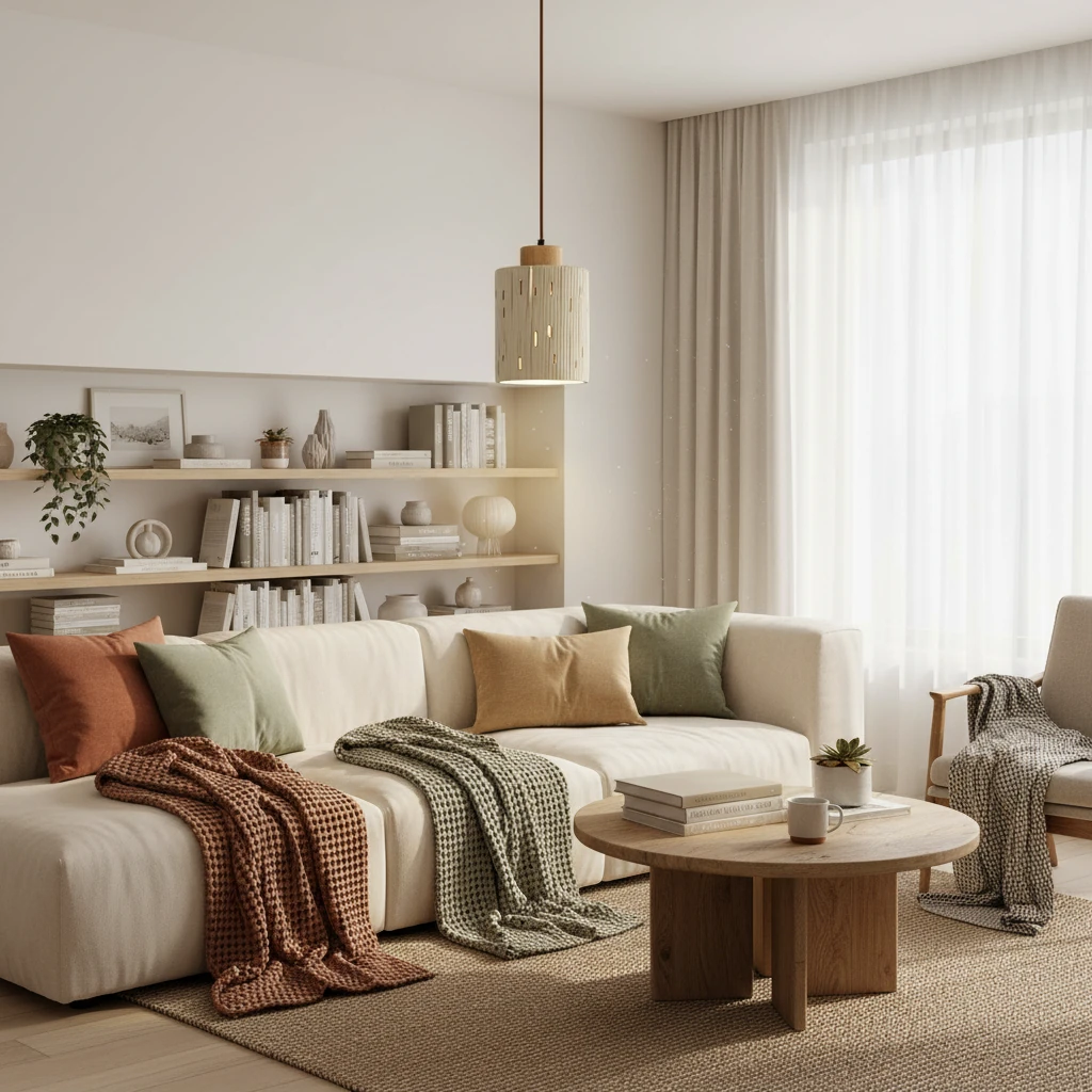 Porseleinen inbouw lifestyle-scène