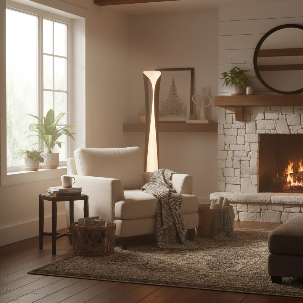 Porseleinen inbouw lifestyle-scène